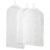 Набор чехлов для одежды IKEA PLURING 3 шт Белый/Прозрачный (102.872.52)