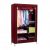 Тканевый шкаф для вещей Storage Wardrobe 88105 2 секции складной 105х45х170см бордовый