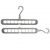 Плечики «Magic hanger» органайзер вешалка для одежды на 9 секций, Серый (вішалка для одягу) (1008651-Gray)