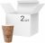 Упаковка стаканов PRO service бумажных 340 мл Coffee Time 2 упаковки по 50 шт (43115601)
