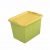 Ящик для хранения с крышкой Жасмин 22л зеленый 7122-3 Branq