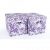 Набор картонных ящиков для хранения XL фиолетовые цветы 2шт 1217.12 Global-Pak (Польша)