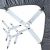 Держатель для простыни комплект 4 шт универсальные с металлическими зажимами Elastic Suspenders белые (ES-28833)