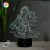 3D ночник GENSHIN IMPACT «Кэйа» (УВЕЛИЧЕННОЕ ИЗОБРАЖЕНИЕ) подарочная упаковка + 16 цветов + пульт ДУ + сетевой адаптер + батарейки (3ААА)  3DTOYSLAMP