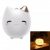 Нічник Baseus Cute series kitty silicone night light White Світильник Котик білий (DGAM-A02)