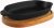 Сковорода Brizoll Horeca чугунная овальная с подставкой 180х100х25 мм (H1810-D)