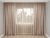 Комплект Декорин Диамант шторы 200×255 см 2 шт вуаль тюль 500х255 1 шт Капучино