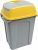 Бак для мусора Planet Hippo 25 л Серо-желтый (6826kmd)
