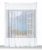 Тюль Антивандальная Прозрачная Декорин Грек с утяжелителем 200 х 240 см 1 шт Белая