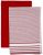 Набор полотенец Maisonette Flat 40х60 см 2 шт Красный (8699965113133)