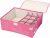 Коробка-органайзер для нижнего белья Hanger с крышкой розовая (300-03-07)