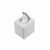 Салфетка белая 2 слоя в кубе 80 шт/уп (77225)