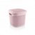 Корзина для хранения Ucsan plastik Drop Design 15 л розовая M-166