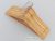 Набор вешалок для одежды Hanger 45 см светлые деревянные 10 шт
