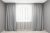 Комплект штор Декор-Ин Микровелюр Светло-серых 250х150 2 шт (Vi 101050) (ROZ6400050800)