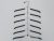 Многоярусные плечики вешалка для брюк Hanger MN6 41 см металлические на 6 ярусов