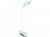 Настольная лампа светодиодная белая прищепка 6Вт Luxel TLC-04w с ночником