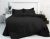 Комплект постельного белья Наша Швейка (простынь на резинке) Бязь Чёрный однотонный Полуторный 150х215 см