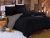 Комплект постельного белья Наша Швейка Бязь Чёрный и серый однотонный Полуторный 150х215 см