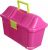 Ящик-сундук для хранения пластиковый Heidrun 38.5х27.5 h24 см 7.7 л Розовый (6000_розовый)