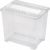 Ящик для хранения пластиковый Heidrun TexBox 38х28 h27.2 см 25 л Прозрачный (7205)