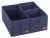 Комплект коробок для хранения вещей в шкафу KHY-blue (Синий)