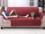 Накидка на диван с подушками ТЕП. Vintage бордового цвета-180х180+45х45 (2 шт)